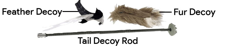 ICOtec PD200 Predator Decoy Tail With 2 Topper
